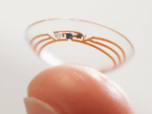 Lentilles de contact intelligentes.