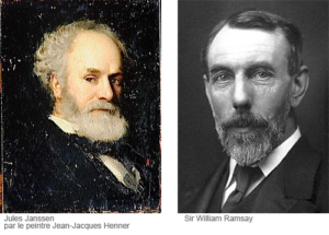 Jules Janssen et William Ramsay