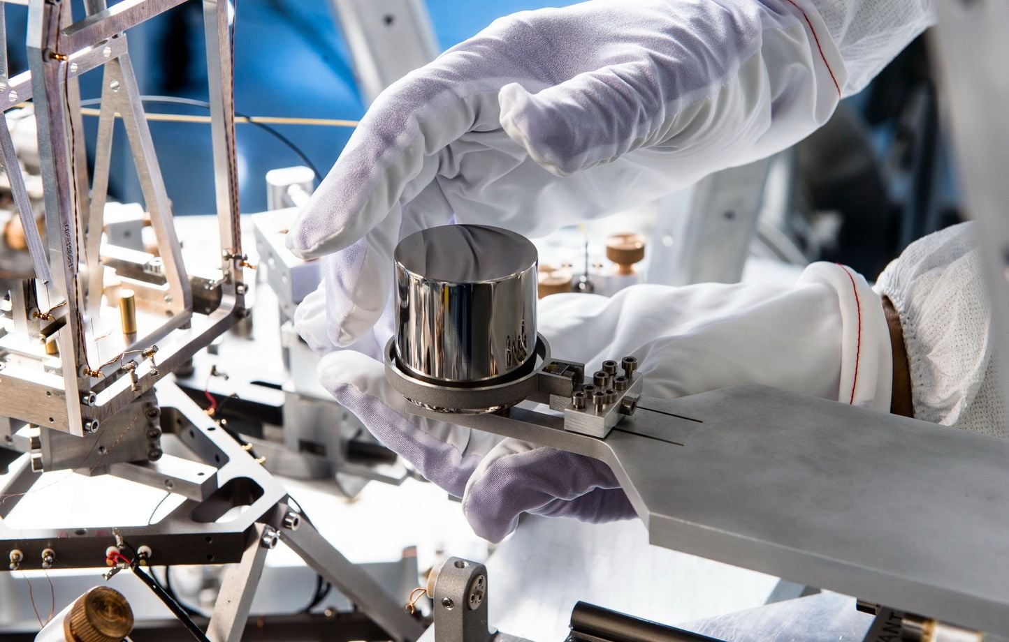 Copie du prototype international du kilogramme.
